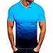 Herren Casual Sport t-Shirt Revers 3D Farbverlauf Kurzarm 1534alltag Yellow personalisiert, Rentner Geschenk, Jahrgang, 70. Bademantel mikrofaser, plüschig, tumeric whykiki Son Goku