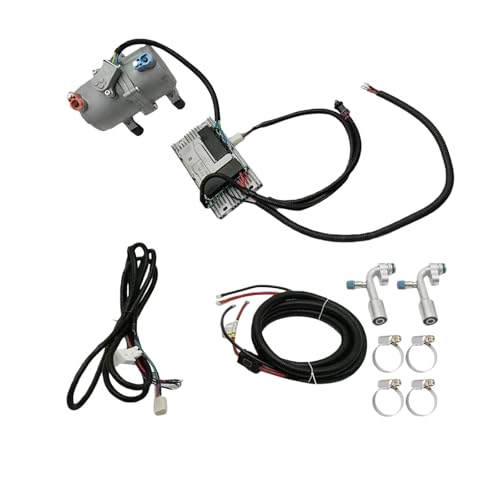 Compresor de aire acondicionado eléctrico con panel de control de 12 V for coche, camión, autobús, vehículo y barco.(Only Control Panel)