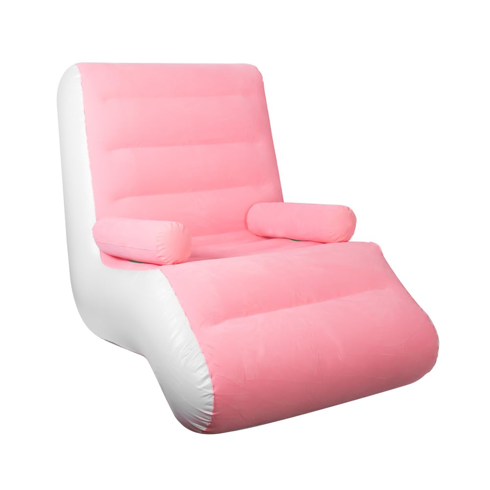 Priceless Homeware inflatable chair With Soft Plush Fabric Inflatable Sofa  Blow Up Chairs for Adults Indoor Outdoor Inflatable lounger air sofa