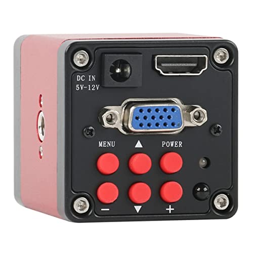 Microscope 14MP 1080P Digital Video Microscope Camera 1-130X Zoom C-Mount Lens(Camera)