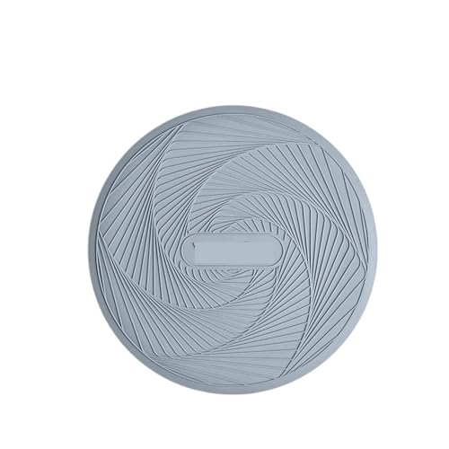 Tapis de support pot isolant en silicone gris pour plats chauds