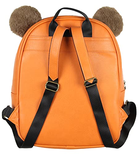 Star Wars Backpack Ewok 3D Ears Faux Leather Mini Backpack Pin Display Miniature Backpack4