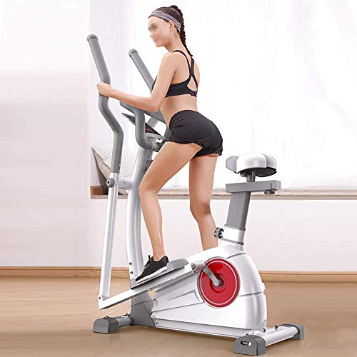 Image of Elliptical Machine 3 in 1 Cardio Fitness Workout Machine 8 Levels of Resistance Extremely Sturdy e Construction Home Magnetic Ellipse Trainer