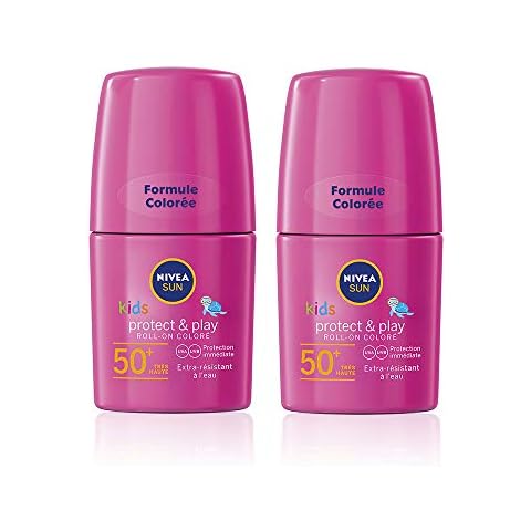 NIVEA SUN Kids Pink Roll-On Sunscreen Cover
