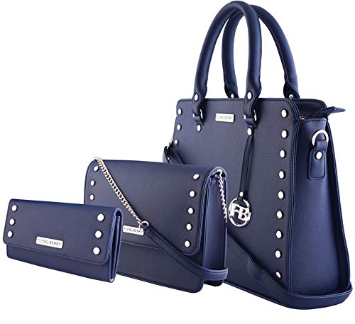 Image of FLYING BERRY Women Handbags Combo | Vegan Leather | Attractive Satchel Bags Purse | Sling Bags For Women With Long Strap And Clutch Wallet, Set of 3pcs