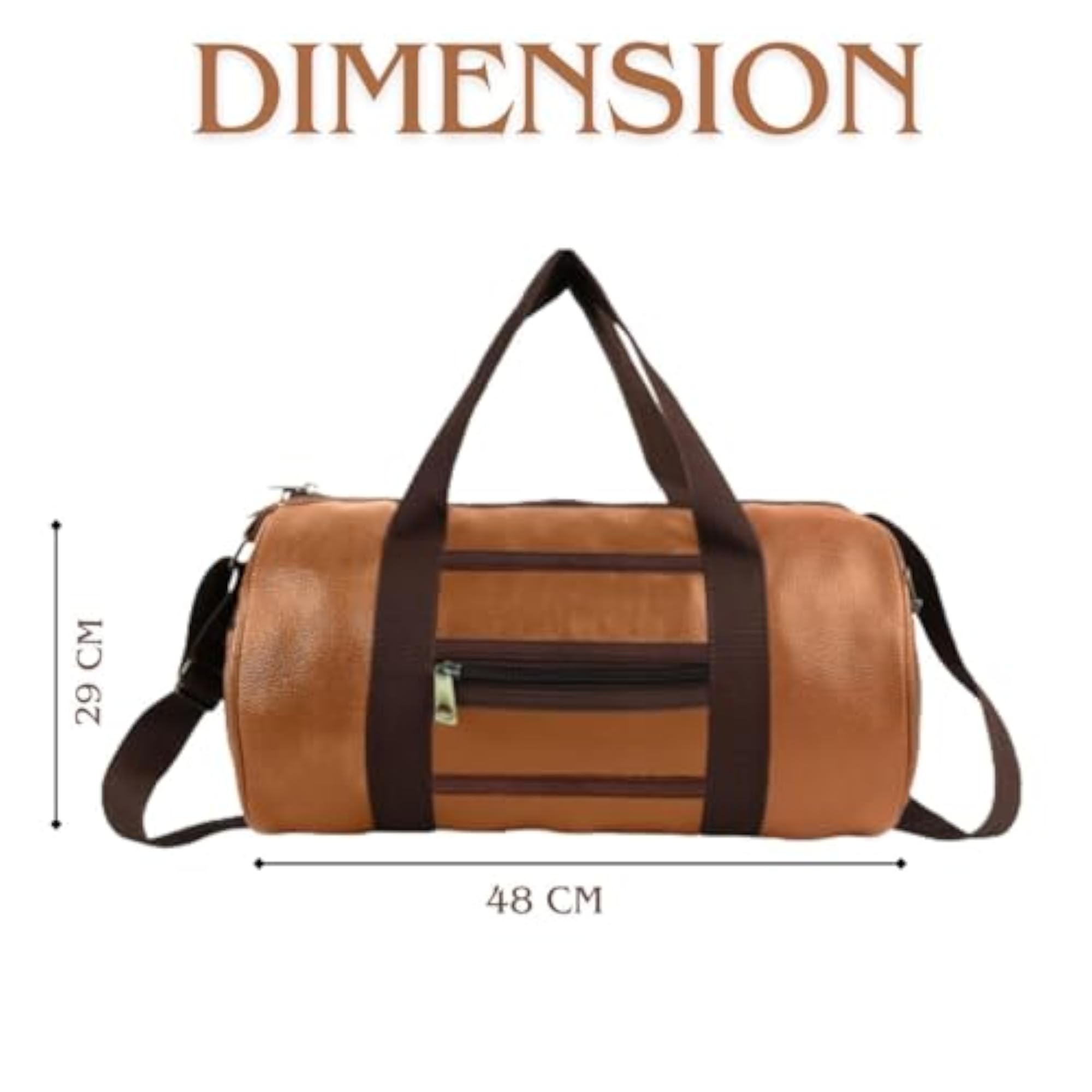 Men's Premium Gym Duffle Bag with Protein Sipper Combo