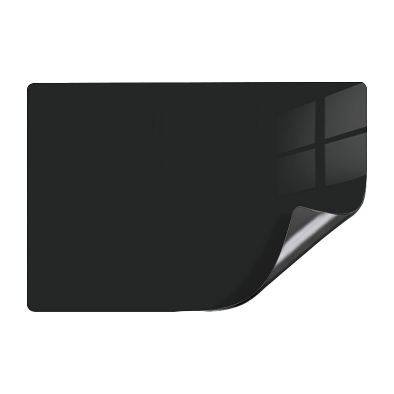 Papier magnetyczny do tablic suchościeralnych, Magnetyczna samoprzylepna tapeta tablicowa suchościeralna w rolce, wielokolorowa, różne rozmiary(Black,16.9x22.8in(43x58cm))