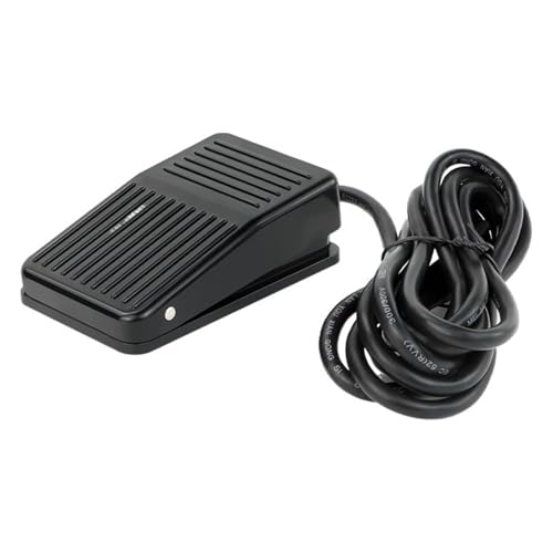 Control de pedal TFS-012M e interruptor de pie con cable de 2m y autorreinicio