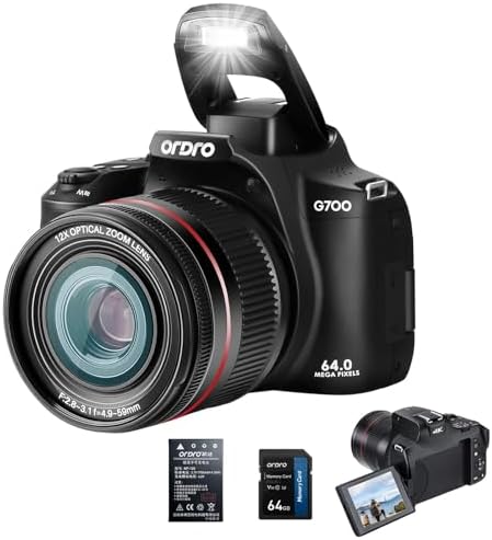 4K Digital Video Camera for Photography