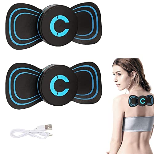 Hcomine Mini Electric Cervical Massager, Portable Mini Neck and Back Massager, Mini Body Massager of The Whole Body, Relaxation Gifts for Men, Women