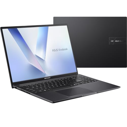 Image of ASUS Vivobook 16 Laptop - 16 inch WUXGA 1920X1200 16:10 Display - AMD Ryzen 5 150 Processor, 8 GB RAM, 512 GB SSD, Windows 11 Home, Indie Black, M1605NAQ-ES51