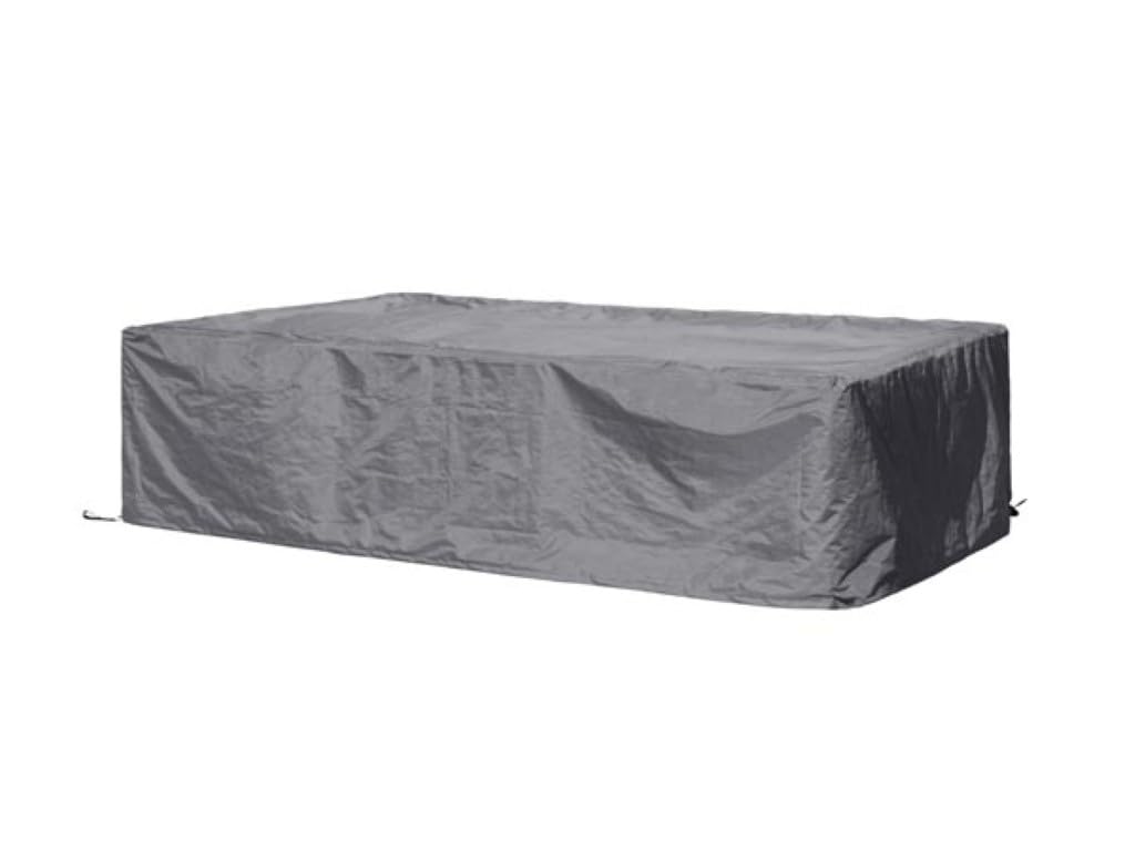 Perel Housse rectangulaire pour salon de jardin 300 x 200 x 75 cm, imperméable et résistante aux UV, bâche robuste pour ensembles extérieurs moyens à grands