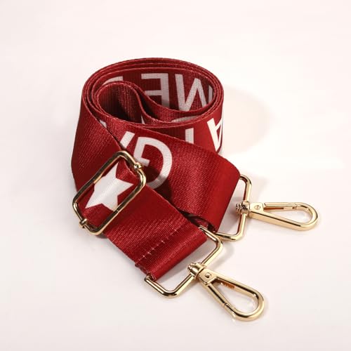 Image of Game Day Purse Strap Replacement Crossbody Wide Shoulder Strap Star Football Strap for Stadium Approved Clear Bag