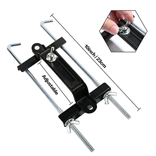 Aociska Adjustable Battery Hold Down Bracket,Universal Crossbar With L Bolt Battery Hold Down Bracket Holder,Car Crossbar Battery Fixing Holder,Battery Tie Down Kit For Car Suv (10 Inch) #TOP5