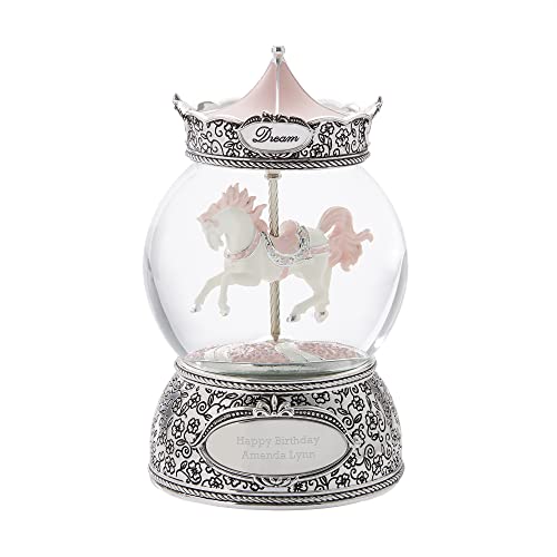 Carousel Horse Musical Snow Globe (Free Customization) - Things Remembered