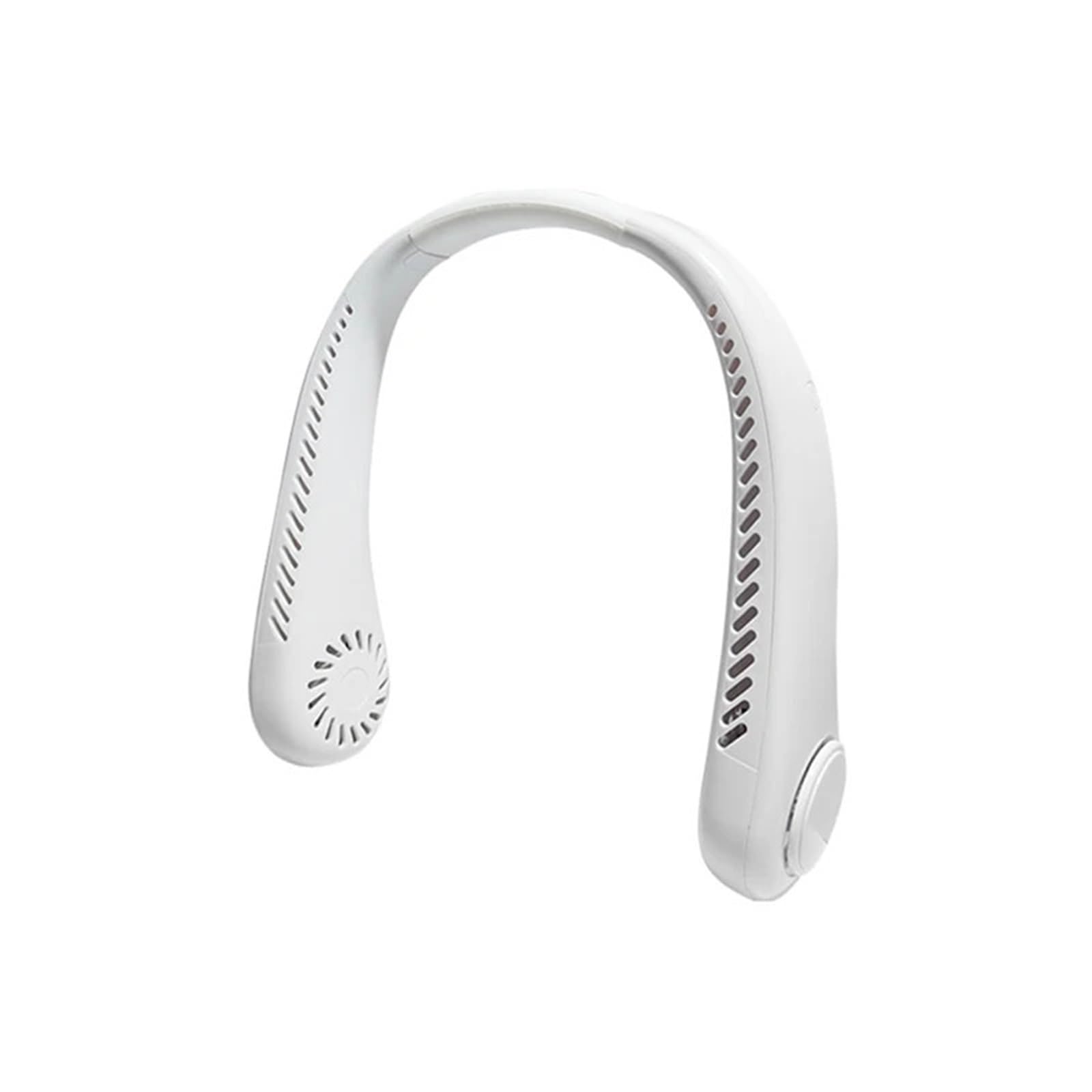 Ventilateur de cou suspendu portable contre la chaleur en télétravail