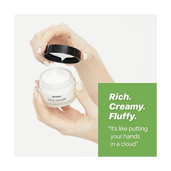 Cica-Face-Moisturizer-for-Women-Anti-Aging-Anti-Wrinkles-Natural-Korean-Cica-Cream-17-oz Meebak Cica Cream | Korean Face Moisturizer for Sensitive Skin, Anti-Aging Night Cream with Retinol, Peptides, Hyaluronic Acid | Calming & Repairing Skin | 50ml, 1.7 fl oz