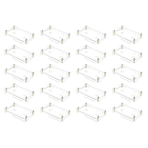 Reinscer 20 carcasas acrílicas para placa de desarrollo ESP32 de 2,8 pantallas, módulo TFT LCD con funda protectora táctil WROOM