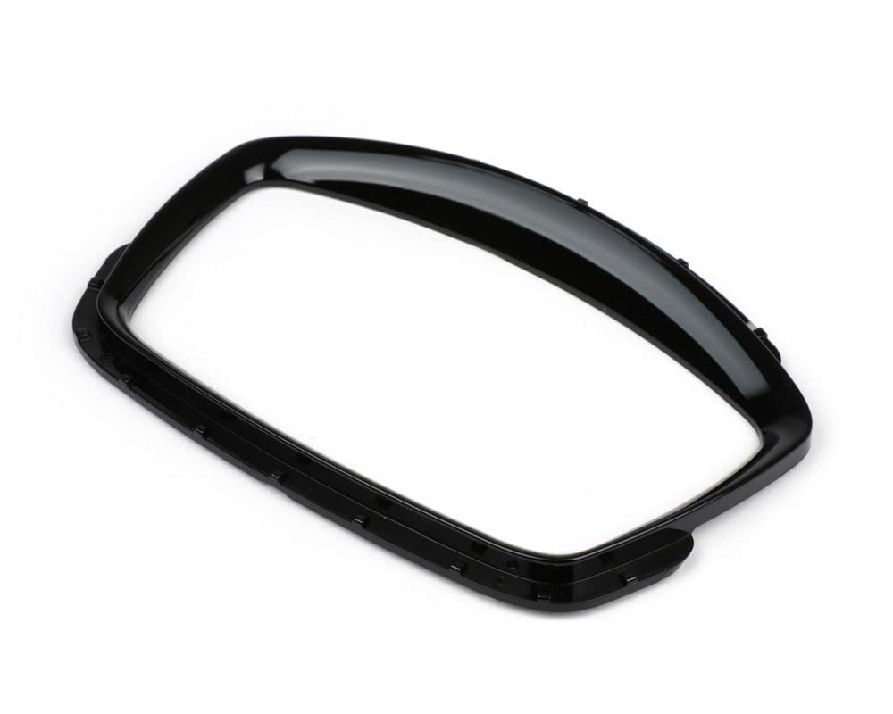 MOTO NOSTRA Tachorahmen schwarz glänzend für Vespa GTS 125 Super Supertech, Vespa GTS 300 Super HPE Supertech Ersatz Tachoumrandung Tachoblende