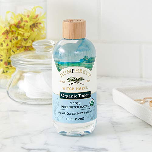 Humphreys Clarify Witch Hazel Organic Toner, Clear, 8 Oz ( Pack Of 1) #TOP2
