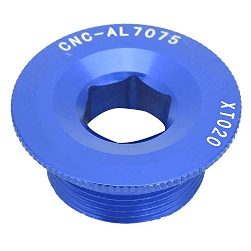 Dilwe Tornillos de Brazo de Manivela Perno Brazo de Juego de Bielas de Aleación de Aluminio con Hilos para Bicis de Camino de Montaña(Azul)