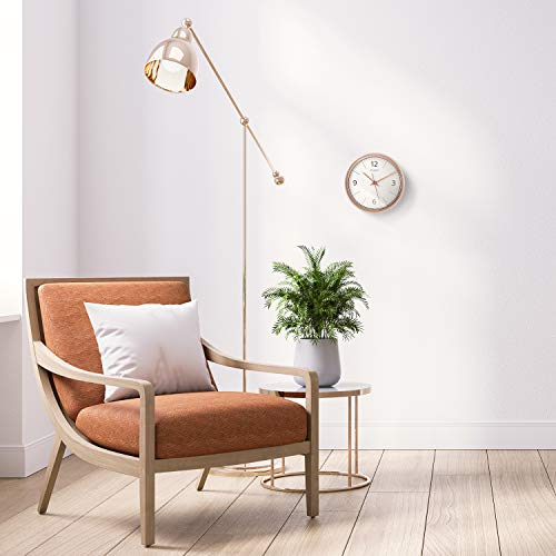 Iron Marque Silent Non Ticking Wall Clock Modern Décor For Home Office (Cream Beige, 9 Inch) #TOP5