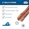Best Bully Sticks 4 Inch Bully Sticks - 8 oz (Pack of 1) - Natural Grass-Fed, Grain and Rawhide Free, Ideal for Small or Young Canines #2