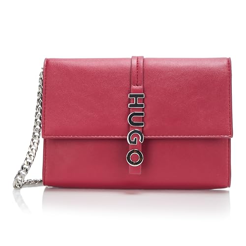 Pochette HUGO rouge carmin, l'accessoire de luxe incontournable