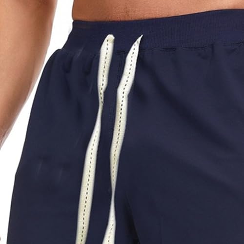 Shorts deportivos de algodón para hombre cómodos y sueltos miniatura 3