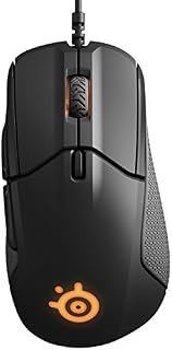 SteelSeries Rival 310 - Optical Gaming Mouse - RGB Illumination - 6 Buttons - Rubber Sides - On-Board Memory - Black