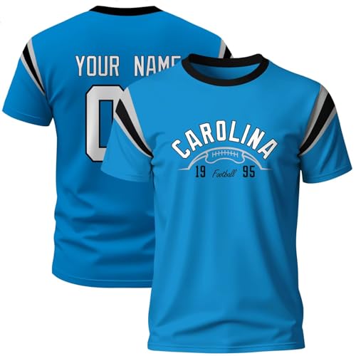 Image of ANTKING T-Shirt Custom Name Number Crewneck Short Sleeve for Men Youth Gifts