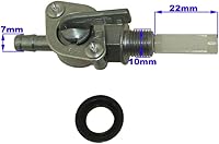 Vista 2 de TC-Motor Interruptor de tanque de combustible de gasolina válvula grifo para 2 tiempos 49cc 50cc 60cc 66cc 80cc bicicleta motorizada bicicleta (1)