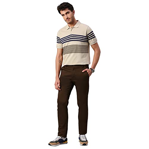 Image of Dennis Lingo Men Cotton Slim Fit Polo Half Sleeve T-Shirt
