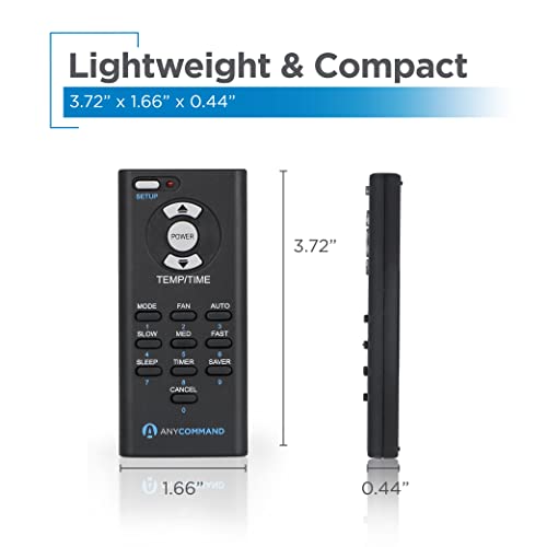 Anycommand Acr-01 Universal Ac Remote Control For Window Air Conditioners, Black, (Error:#Name?) #TOP4