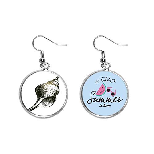 Pendientes de sandía ligeros que solucionan la falta de color en tus looks estivales