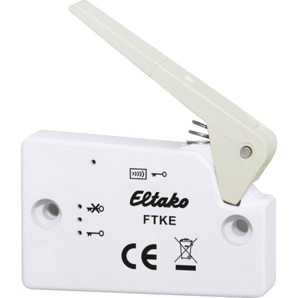 Émetteur en façade sans fil Eltako FTKE-RW pour commander la lumière sans câblage