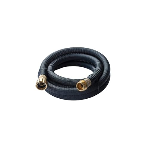 Boersite Water Hose Connection Leader - 5/8 in x 3 ft. Drainage Hose for Dehumidifier, High Pressure Bib Reel Extender