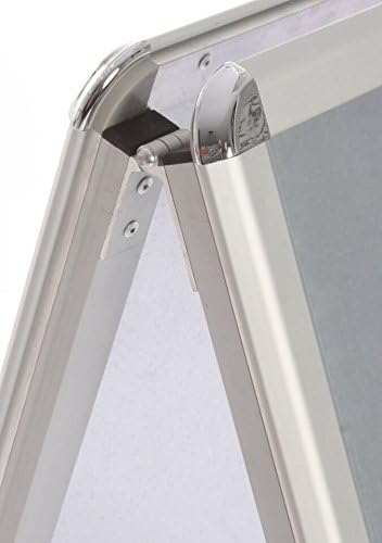 Deflecto A1 Aluminium Pavement Display Board with Snap Frame - Silver