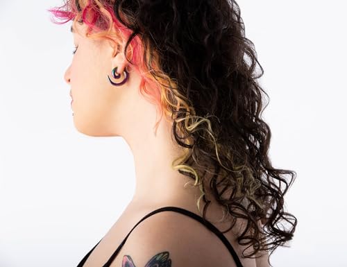 Pierced Owl Stainless Steel Spiral Tapers, Sold as a Pair3