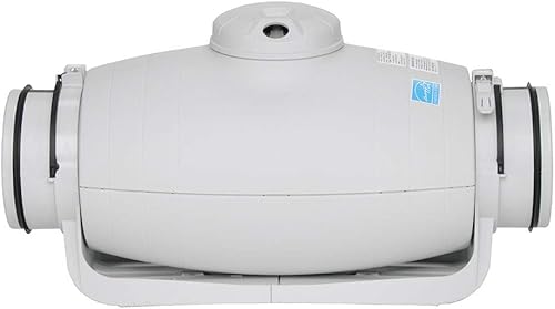 Soler & Palau S&P TD-200S Extractor de conducto en línea, plástico reforzado blanquecino, 8" redondo