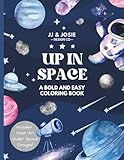 Photo Gallery up in space coloring book: bold and easy: fun solar system, planets, rockets, and astronaut coloring pages for kids ages 3–5 Photo Gallery up in space coloring book: bold and easy: fun solar system, planets, rockets, and astronaut coloring pages for kids ages 3–5