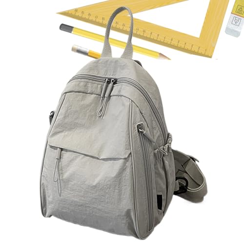 Mochila de viaje con organización de múltiples bolsillos para evitar el desorden en avión