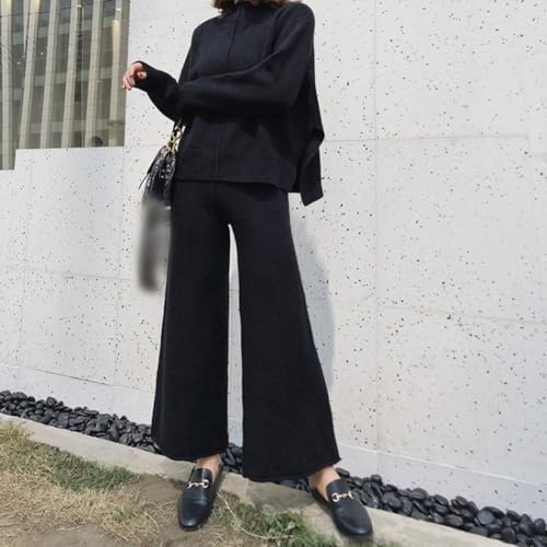 Conjunto de punto de dos piezas para mujer que soluciona los días de clima cambiante