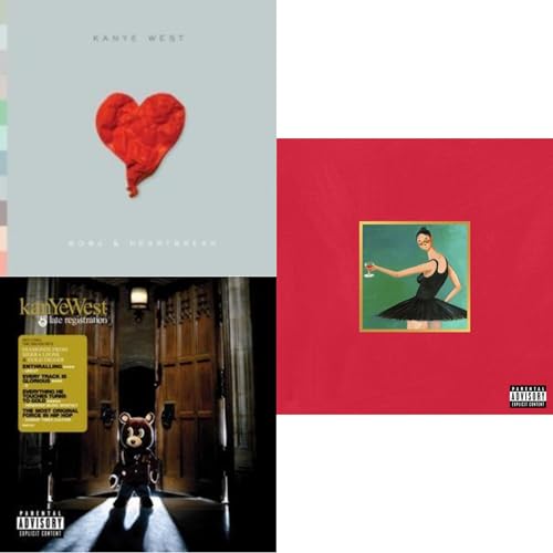 Late Registration & 808S & Heartbreak & My Beautiful Dark Twisted Fantasy Compact Disk Set