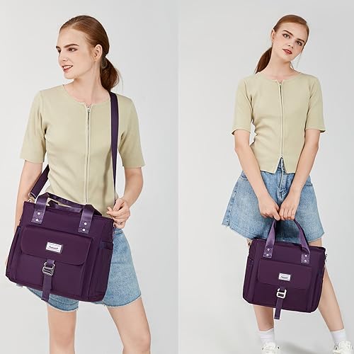 Bolso tote mediano para mujer impermeable de nylon miniatura 2