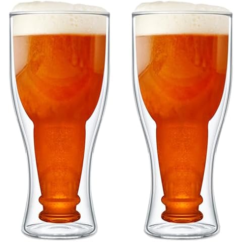 PARACITY 15 oz Beer Glass Set Cover