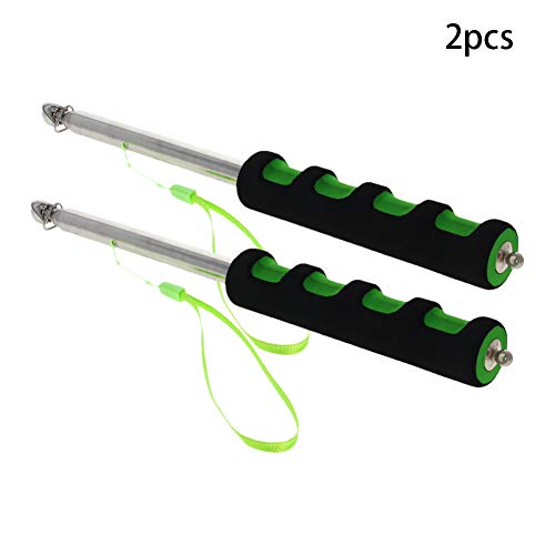 Image of Othmro 2pcs Telescopic Teachers Pointer,Teachers Pointer Stick, Extendable Hand Pointer Retractable Classroom Whiteboard Pointer Extendable for Teachers, Guides, Coach Extend to 47.2 inch