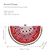 RomanticDesign Cute Watermelon Rhinestone Evening Clutch for Women Glitter Crystal Purse Party Cocktail Banquet Handbag, Red
