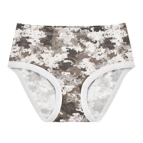 Girls Underwear Soft Cotton Camouflage Kids Panties in Sizes 2/3t, 4t, 5t, 6 and 8