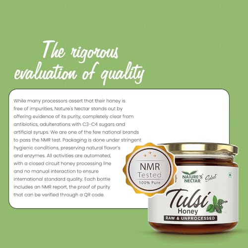 Image of Nature's Nectar Select Tulsi Honey Bottle, 400 g